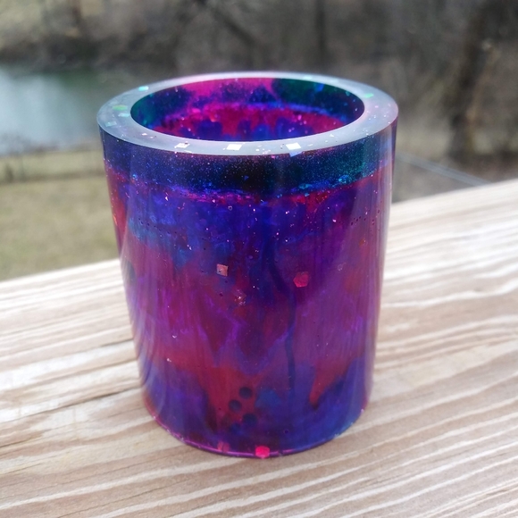 ๐SOLD๐HAND CRAFTED Galaxy Pen Holder Resin Art - Picture 15 of 16